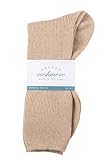 Graham Cashmere - Damen-Socken aus Kaschmir, hergestellt in Schottland, in Geschenkverpackung, natur, One size