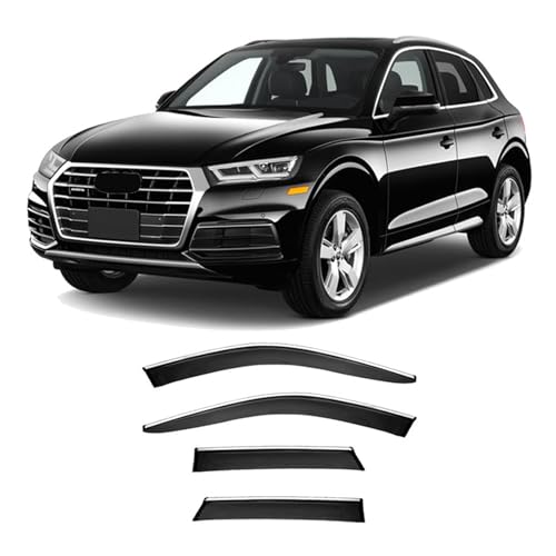 アウディ Q5 8R ビス金具 (フック) 付き　ドア バイザー Amazon | RFXQKJ ドアバイザー に適合するQ5 標準軸 2018+ モール