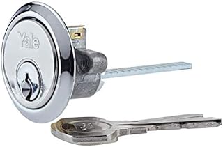 Ironmongery Solutions® Replacement Rim Cylinder – Chrome Finish, High-Security Lock Barrel for 38–57mm Doors, 2 Keys Included, Visi Packed