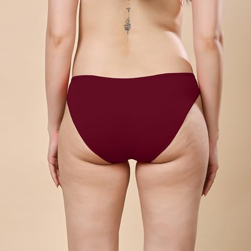 Image of London Hills Panty Set for Women Super Combed 100% Pure Cotton | Underwear for Women Combo | Seamless Panties for Woman | Lingerie for Women's Combo | Hipster Panty'| Pack of 3, Colors May Vary