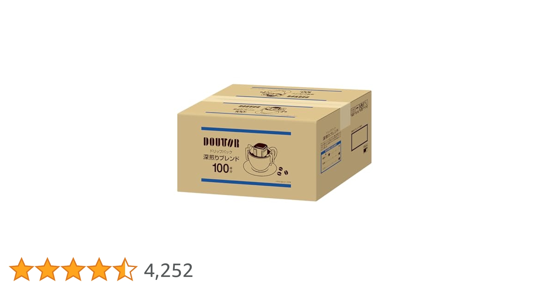 ドトール ドリップコーヒー100枚分×3種類 楽天市場】＜4種から組合せ可＞ドトールコーヒー ドリップパック