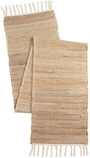 Hand Woven Jute Cotton Table Runner 14"x72" Six Seater | Eco Friendly Dining Table Use | Decor for Family Dinner or Gather...