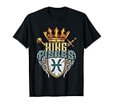 Obtén este diseño de signo del zodiaco del rey Piscis para tu amigo masculino, que siempre fue el rey Piscis y ahora puede subrayarlo con el diseño de signo del zodiaco Piscis. Ideal para hombres y niños como regalo de cumpleaños