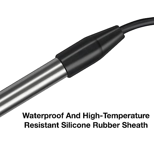 GRILLME 1500W Immersion Water Heater,Fully Submersible Portable Electric Heater,5 Galons Bucket Heater,100% Waterproof,Easy and Convenient to Use