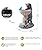 Nacome Solar Cat Garden Decor: Outdoor Statues Ornaments for Outside Decorations Yard Art Lawn Porch Patio Balcony - Christmas Birthday Gifts Choice for Mom Grandma Women Lover