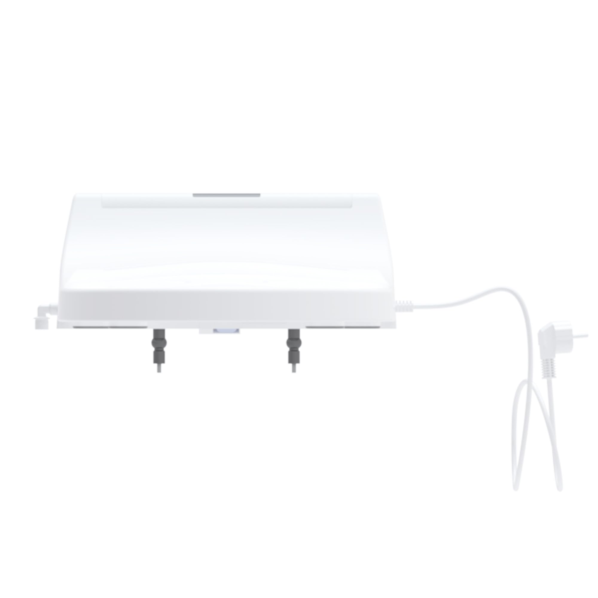 SFA - Saniseat - Abattant Déclipsable Pour WC - Lavant Et Séchant - Douchette Double Buses Et Ventilateur Air Chaud - Nettoyage Automatique - Compatible Cuvettes Standards - Made In France