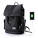 Produktbild WindTook USB Anschluss Laptop Rucksack Damen Herren Daypack Schulrucksack für 15,6 Zoll Notebook, Wasserabweisend, 20L, 30 x 17 x 45cm, Schwarz
