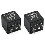 GROBARPART Automotive Relays 2 Packs 12193602 3602 Relay 12V 40A 5-pins Compatible with 15328865 96263403 5810-0201 12177234 Relay