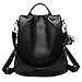 ShePretty Sac à Dos Femme en Cuir imperméable Anti-vol, 12911Noir