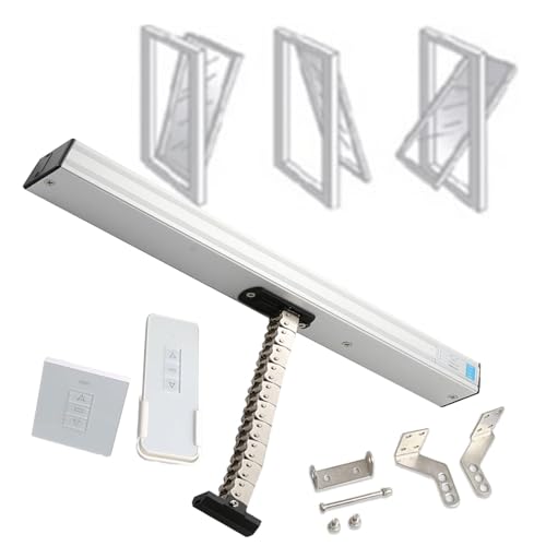 Preisvergleich Produktbild Automatischer Fensteröffner mit Kettenmotor - Elektrischer Fensteröffner-Antrieb mit Kettenmotor, 300 / 400 / 500 / 600 / 700 / 800 mm Hub, für Oberlichter / Dachfenster,500mm