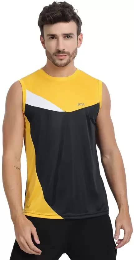 Image of FTX Men's Solid Regular Fit T-Shirt