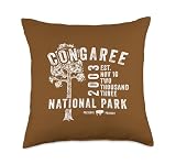 Congaree National Park South Carolina USA Souvenir Throw Pillow