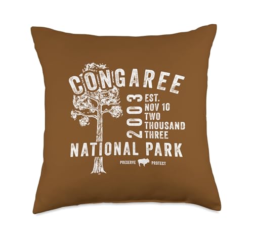 Congaree National Park South Carolina USA Souvenir Throw Pillow