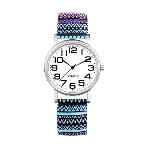 Montre-bracelet pour femme style bohème floral idéale pour les sorties décontractées