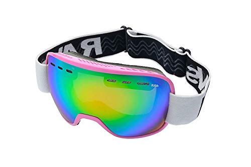 Gafas de esquí Ravs para mujer con lente todo clima para snowboard