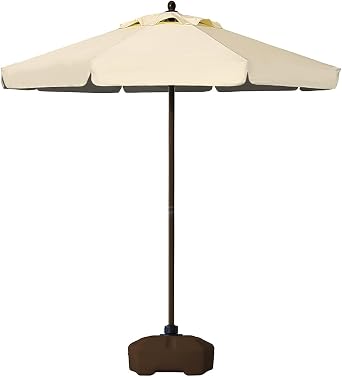 ODS Sunminyum 200/8 Polyester Kumaşlı + 50 Litre Bidonlu Bahçe Şemsiyesi