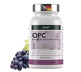 EXVital® OPC Extrait de pépins de raisin, 240 gélules, hautement dosé avec 500 mg par gélu...