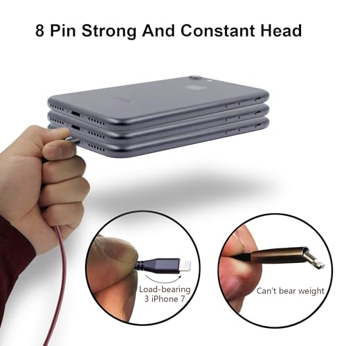 2Pack for iPhone Charger Cable 10 Ft,Long Lightning for Apple Charging Cord 10ft for iPhone 14/13/12/11 Pro/X/Xs Max/XR/8 Plus/7/6/5/SE,for IPad USB Charge Wire 10 Foot - Thumbnail 6