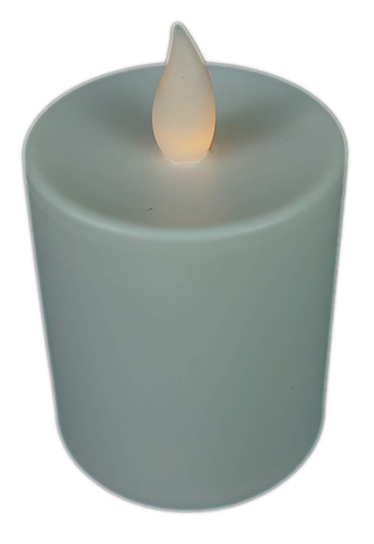 Novaliv Znicz LED biały, 10 sztuk, świece LED z bateriami, świece nagrobne, świece cmentarne, migoczący płomień, świeca pamiątkowa, wieczne światło, świeca żałobna