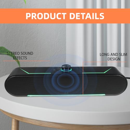 Parlantes para PC con cable Housoutil que solucionan el mal audio 2
