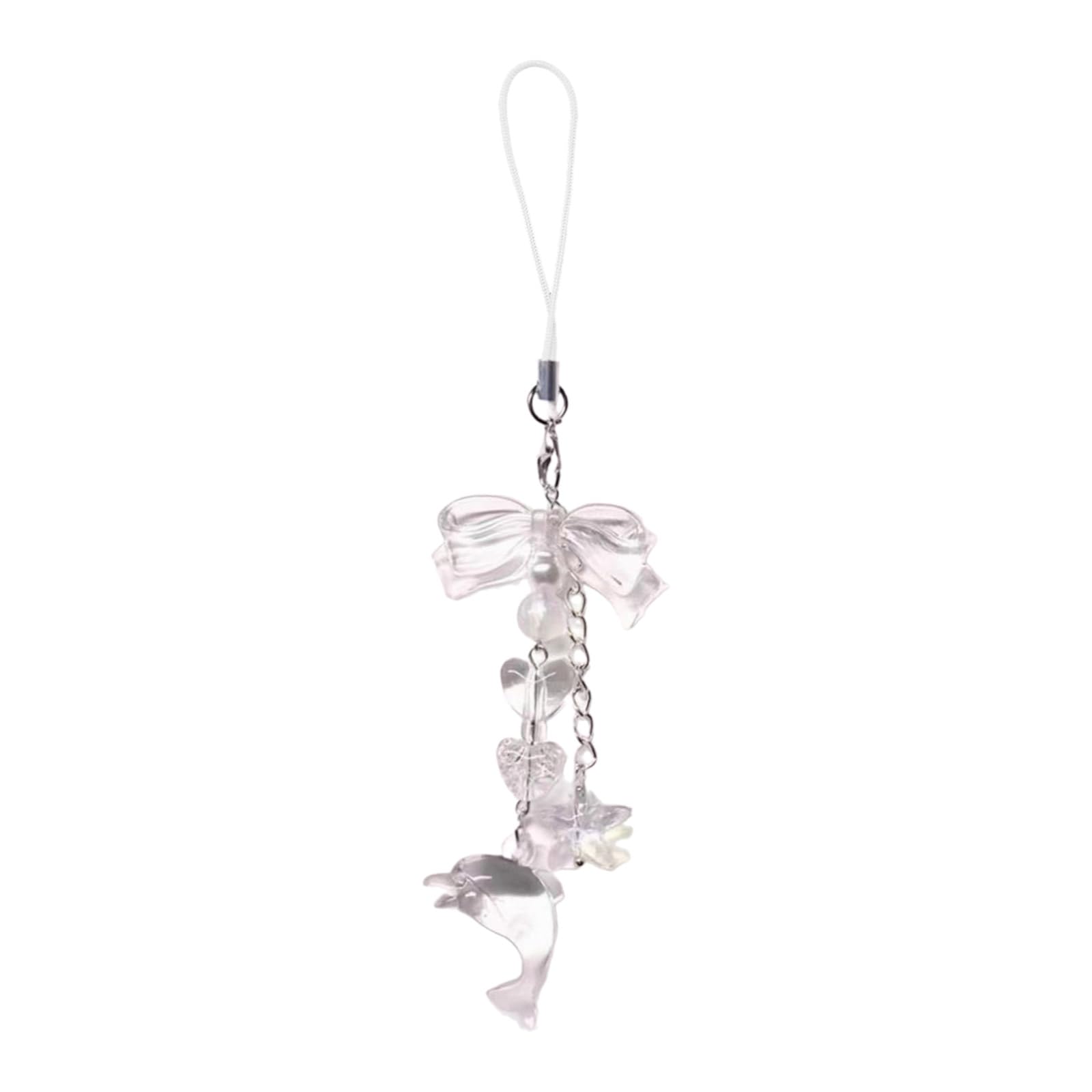 NEWFT Fashionable and Star Phone Charm Keychain Bag Pendant Trendy Accessory for Everyday Use