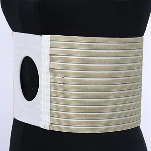 SUPVOX Ostomy Support Belt Elastic Hernia Band Breathable Belly Band for Man Woman Colostomy Abdominal Support
