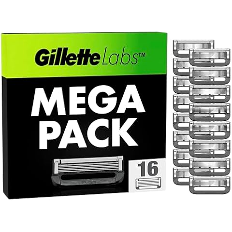 Gillette Labs Razor Blades Men, Gillette Razors for Men, Pack of 16 Razor Blade Refills Cover