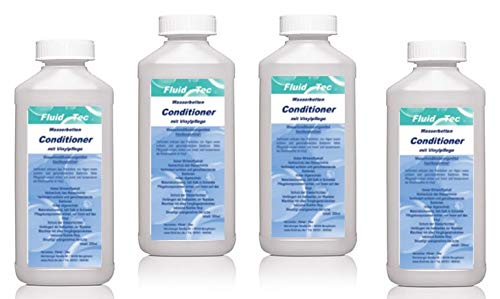 Fluid-Tec 4 x 250ml Wasserbett Conditioner Konditionierer für Wasserbetten Aller Hersteller Cover