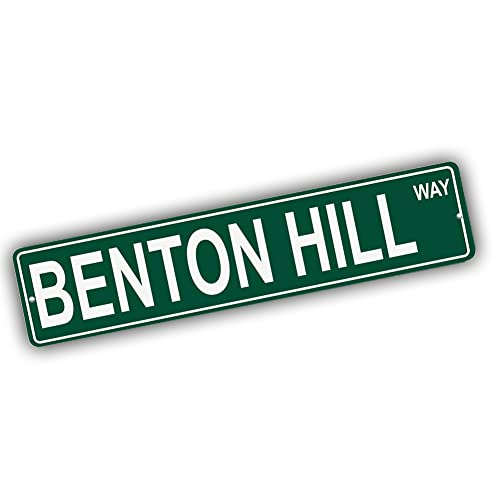 Brotherhood Aluminum Street Sign for Benton Hill - Massachusetts Wall Decor