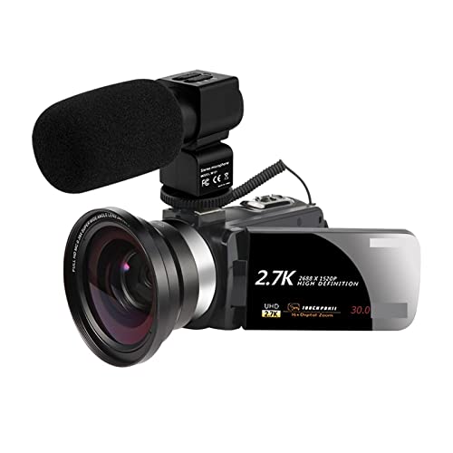 rfIJ 2.7K rfI J CuXg[ fW^ JR[_[ ƒp 16X Y[ 30MP Vlog EFuJ 3.0 ]^b`XN[ ^AƎAYNp(With Lesn MIC)