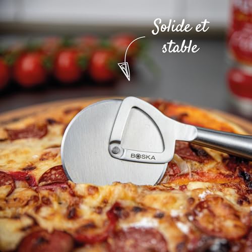 Coupe-Pizza Copenhagen/Lavable au lave-vaisselle/Roulette/Ne remue pas/Acier inoxydable/Léger – vue 5