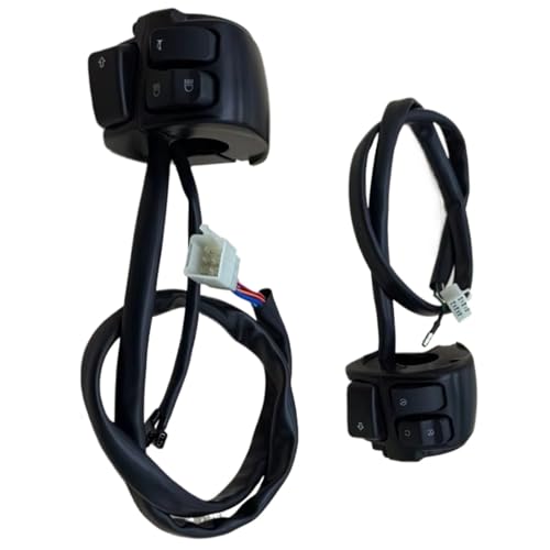 Commutateur de commande pour guidon de moto 1 pouce avec boutons phares