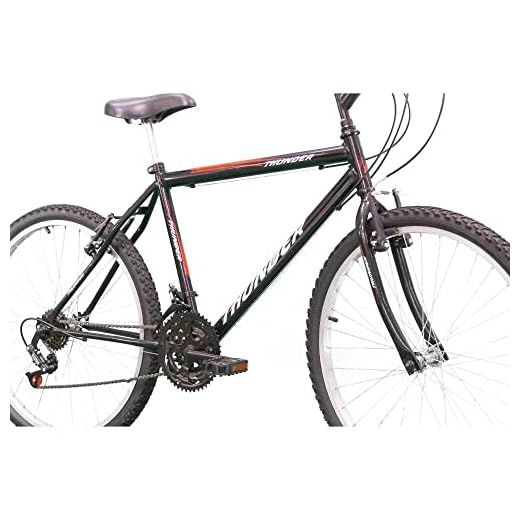 Bicicleta Aro 26 Thunder II Preta Track Bikes