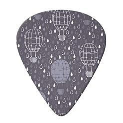 Hot Air Balloon Lot de 6 médiators pour guitare acoustique, guitare électrique, basse, ukulélé – fin, moyen et épais. - Les Beatles, Paul McCartney, John Lennon, RIngo Starr, George Harrison Hot Air Balloon Lot de 6 médiators pour guitare acoustique, guitare électrique, basse, ukulélé – fin, moyen et épais. – Image 3