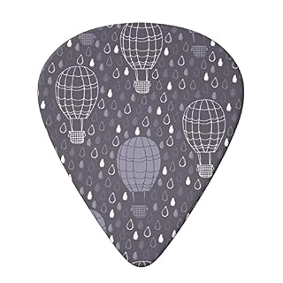 Hot Air Balloon Lot de 6 médiators pour guitare acoustique, guitare électrique, basse, ukulélé – fin, moyen et épais. - Les Beatles, Paul McCartney, John Lennon, RIngo Starr, George Harrison Hot Air Balloon Lot de 6 médiators pour guitare acoustique, guitare électrique, basse, ukulélé – fin, moyen et épais. – Image 3