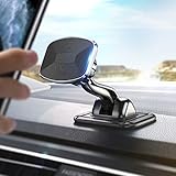 LISEN Magnetic Phone Holder Car Mount, 2022 Upgrade Bendable Base Magnetic Car Phone Holder Mount...