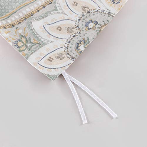 Yuheguoji YHGJ2020617K419Z Paisley Duvet Cover Queen 100% Cotton Green Floral Duvet Cover 3 Pcs Set 1 Beige Bohemian Damask Duvet Cover thumb #3