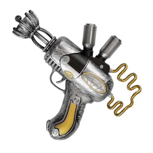 W WIDMANN MILANO Party Fashion - Pistola de Rayos Steampunk, 25 cm, Cyberpunk, Arma Espacial