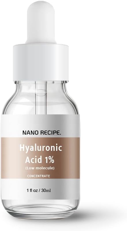 Nano Recipe Korean Low Molecular Hyaluronic Acid Just Add A Few Drops DIY Cosmetic Skin Care Ingredient Hydrating Moisturizing Wrinkle Plumping Serum 30ml
