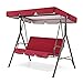 Toile de Rechange pour Balancelle 2 3 Places et Coussin Universelle Toit de Balancelle Imperméable Toile de Rechange pour Parasol Housse de Balancelle de Jardin et Housse de Siège pour Terrasse