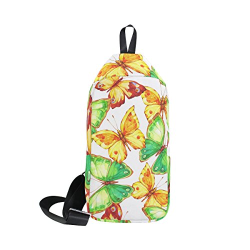 COOSUN Mochila para Hombre y Mujer, Diseño de Mariposas pintadas a Mano,...