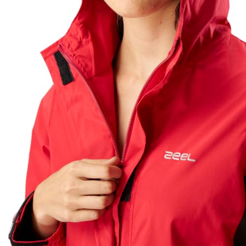 Image of ZEEL Ladies High Neck Raincoat | Waterproof Long Raincoat with Belt, Zeel Diva ZKL01 Parent