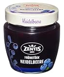 Zentis Frühstück Heidelbeere 230 g – fruchtiger Heidelbeeraufstrich mit ausgewogener Süße für genussvolle Frühstücksmomente