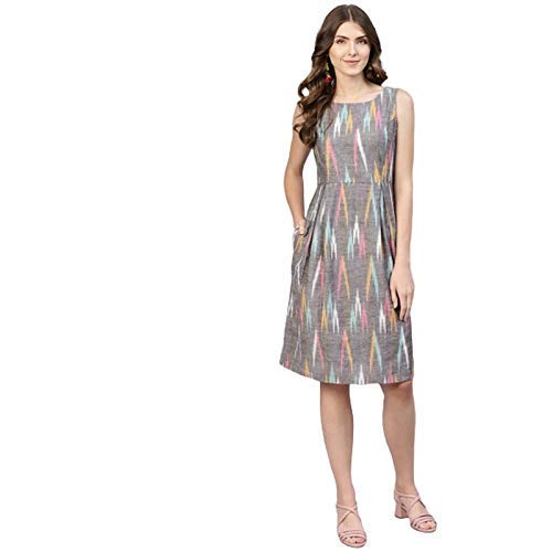 Ikat Fabrics Women's Cotton Unstitched Dress Material-image-37