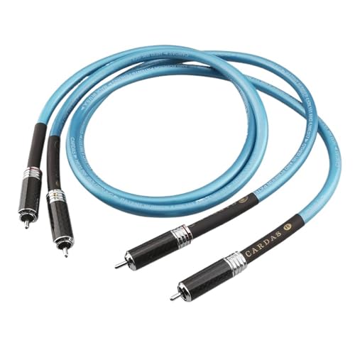 Cable de audio RCAA HiFi 0.5m carbono miniatura 1