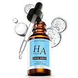 BACHERI Hyaluronic Acid Serum for Face, Hyaluronic Facial Serum with Vitamin E, Hydrating Face Serum for Dry Skin 1.01 Ounce