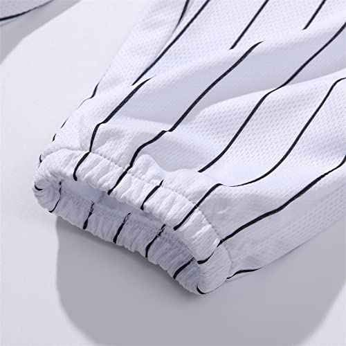 Yuji Itadori Toddler Boys Girls Baseball Pants Striped Sport Kids Loose Long Trousers Elastic Waist Pants4