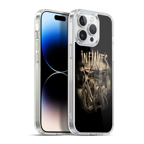 Funda In Flames iPhone 13 Pro Max evita arañazos con gel flexible negro
