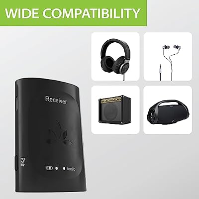 Avantree Audiplex Add-On Receiver, Additional Receiver for Avantree Audiplex Audio Broadcasting System, 2.4G No Lip-Sync Delay, Scaleable to 100