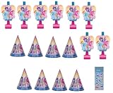 Unique My Little Pony Birthday Party Supplies Favor Bundle Pack Includes 8 Party Paper Hats, 8 Party Paper Blowouts